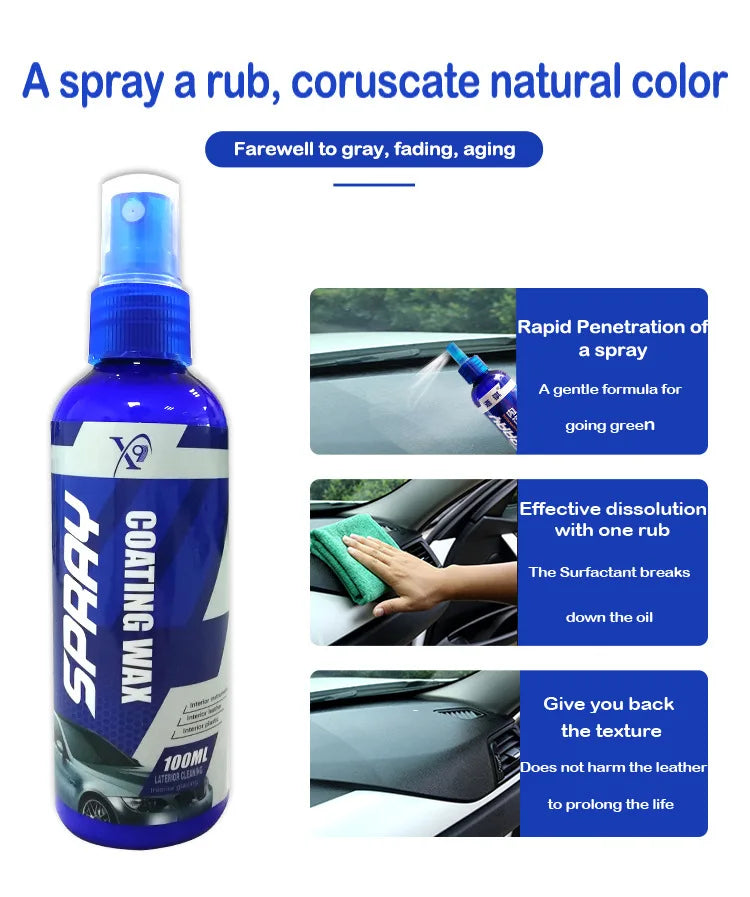 plastic reconditioning spray