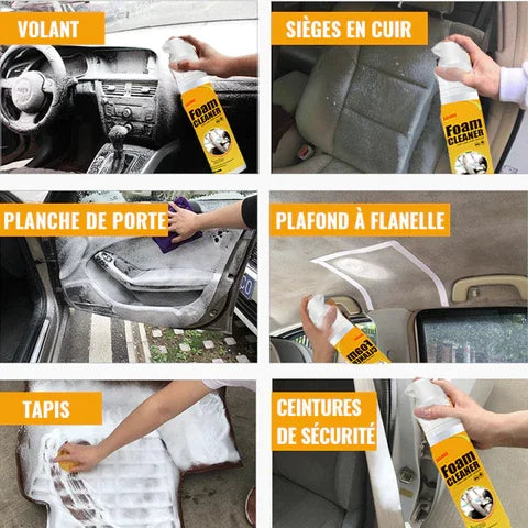 Car interior cleaning soap