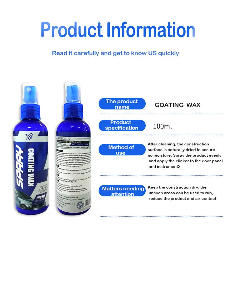 plastic reconditioning spray