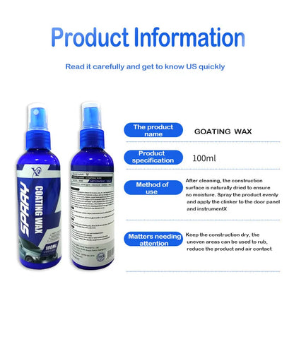 plastic reconditioning spray